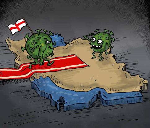 تاخت و تاز کرونای انگلیسی در کشور
