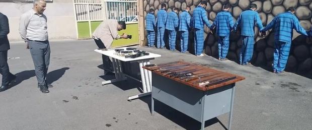 دستگیری ۱۴ نفر از اراذل و اوباش در تبریز