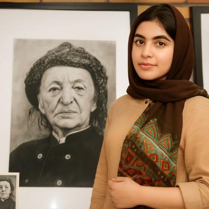 «اژین معروفی؛ از قلب بوکان تا مرزهای خیال، دخترکِ خالق نور از دل تاریکی»