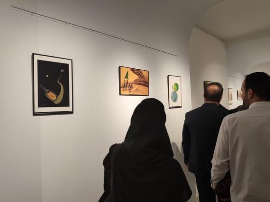 افتتاح نمایشگاه گروهی کاریکاتور در سنندج